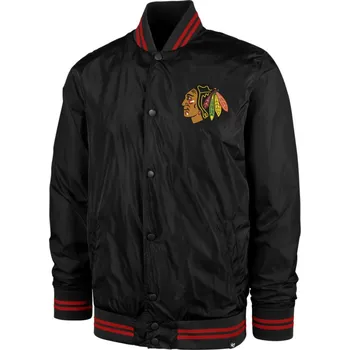 Pánská větrovka '47 Brand Bunda Chicago Blackhawks Core Poly Fill ’47 Drift Track Jacket