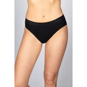 Souprava dámského spodního prádla Kalhotky klasické bezešvé Slip midi Intimidea Barva: Černá, Velikost: L/XL