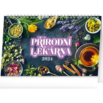 Kalendář Presco Group Stolní kalendář Přírodní lékárna 2024