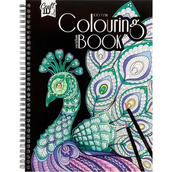 omalovánky Kreativní omalovánky Colouring Book, Páv