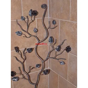 Svícen Kovaná dekorace na zed 18