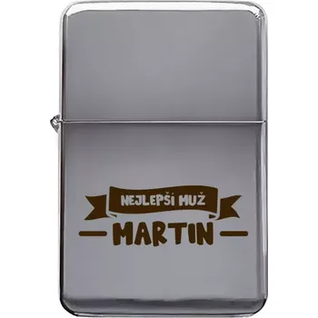 Kovový zapalovač Nejlepší muž se jménem