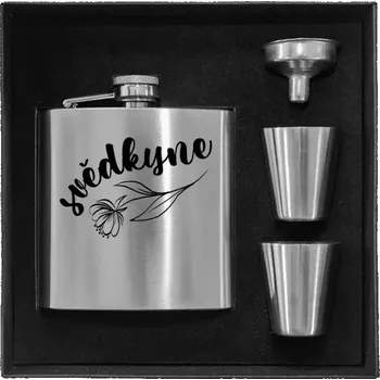 Placatka Placatka v krabičce Svědkyně - s květinou