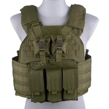 Neprůstřelná vesta Taktická vesta Plate Carrier - Olive - GFC Airsoft