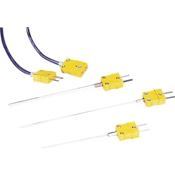 GREISINGER GTT-15-0150 Plášťový termočlánek typu K (NiCr-Ni), Ø 1,5 mm, l =150 mm, bez kabelu, s beztermonapěťovým plochým konektorem NST 1200