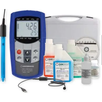 GREISINGER GMH 5550-SET135 Měřicí set pro měření pH / Redox (ORP) / teploty s přístrojem GMH 5550 a jeho příslušenstvím