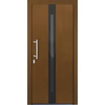 Vchodové dveře Vchodové dveře Lizbona dřevěné 110x210 cm L afromosia