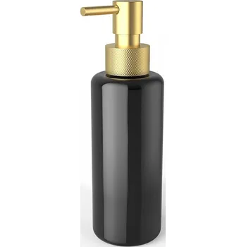 Dávkovač mýdla Decor Walther, Dávkovač mýdla Porter s matně zlatou pumpičkou černý - Formadore