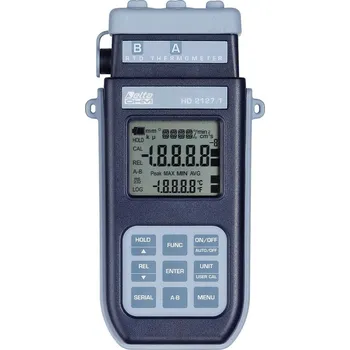 Domácí teploměr Delta OHM HD2127.1 Centesimální teploměr Pt100 se 2 vstupy