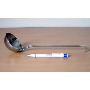 Naběračka Naběračka 0,16 l s háčkem průměr 9cm nerez