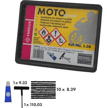 Sada na opravu pneumatiky Opravná sada MOTO speed