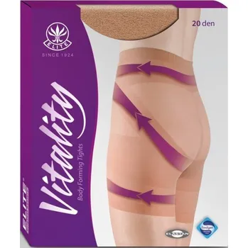 Dámské punčochy Elite Dámské zeštíhlující punčochové kalhoty Bodyform tělové Barva: tělová, Velikost: 176-124