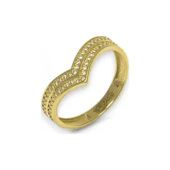 Prsten Zlatý prsten PATTIC AU 585/1000 1,95 gr LOOZY5001Y-55