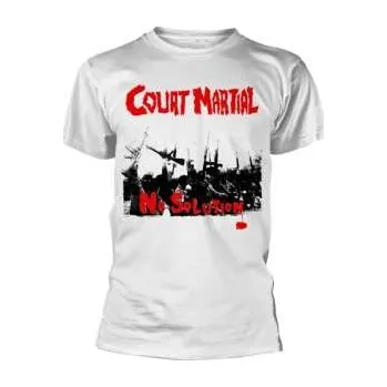 Merch Court Martial: No Solution (white) XL 2024