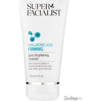 Odličovač Zpevňující čisticí gel na pleť s kyselinou hyaluronovou Super Facialist, 150 ml