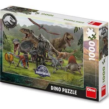 Puzzle Dino Puzzle Jurský Svět 1000 dílků