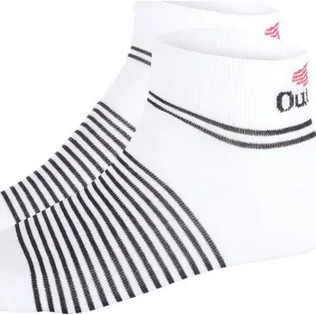 Dámské ponožky BARIDI wear Ponožky nízké Outlast® - bílá/pruh černý Velikost ponožek: 39-42