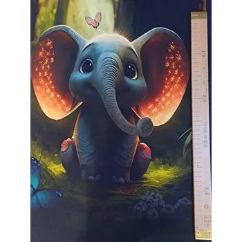 Panel - Teplákovina Sedící sloník