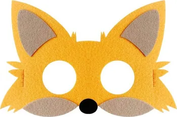 Karnevalová maska Godan Plstěná dětská maska liška