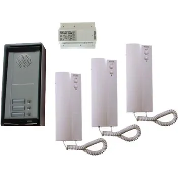 ART 8KS- sady telefonu pro 3 až 12 bytových jednotek, domovní interkom - povrchová montáž venkovního tabla, bez vnitřního interkomu Provedení: K3 pro 3 účastníky