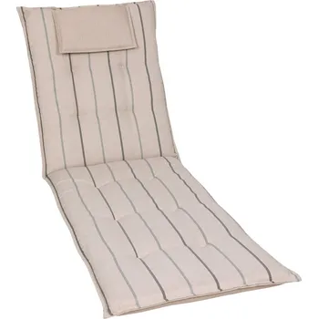 Podsedák GO-DE Textil Sada zahradních podsedáků (podsedák na lehátko, béžová)