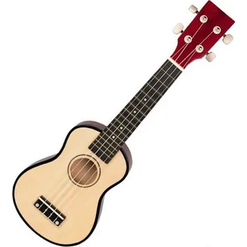 Hudební nástroj pro děti Hudba - Kytara Ukulele, Přírodní, 4 struny (Goki)