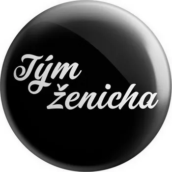 Placka Tým ženicha, (Černá)