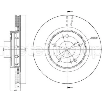 Brzdový kotouč Brzdový kotouč METELLI 23-0939C