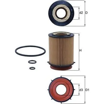 Olejový filtr Olejový filtr MAHLE OX 982D