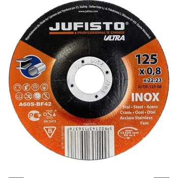 Řezný kotouč Řezný kotouč nerez 125 x 0,8 mm, Jufisto