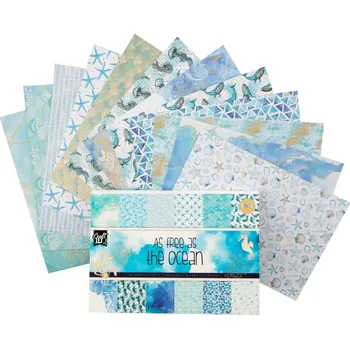 Blok Kreativní blok se zlacením - Ocean