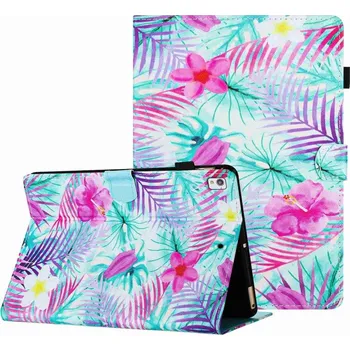Příslušenství pro tablet VSECHNONAMOBIL 67584 ART Zaklápěcí pouzdro pro Apple iPad 10.2 2021 / 2020 / 2019 JUNGLE FLOWER S