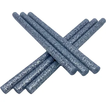 Průmyslové lepidlo Stříbrná třpytivá GLITTER 11,5 x 200mm lepicí tavná tyčinka