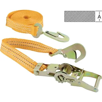 Upínací popruh Popruh s ráčnou 35 mm x 6 m + karabina