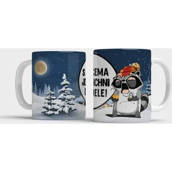 Hrnek S Vánocema jděte všichni do prdele! - Růžová