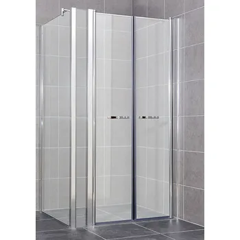 ARTTEC Sprchový kout rohový COMFORT D 40 grape sklo 132 - 137 x 76,5 - 79 x 195 cm