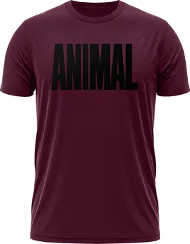 Pánské tričko Universal Nutrition T-shirt Animal Maroon XL