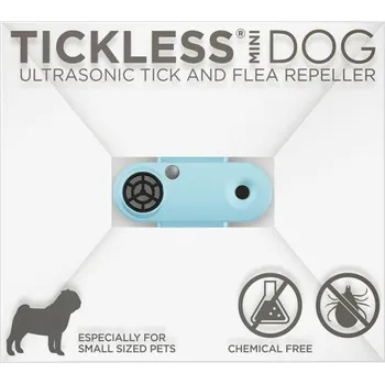 Antiparazitikum pro psa Tickless Mini Dog nabíjecí ultrazvukový odpuzovač klíšťat a blech modrý