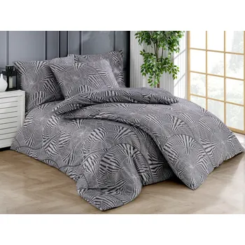 Povlečení Brotex Povlečení Satén 140x200, 70x90cm Pandora grey