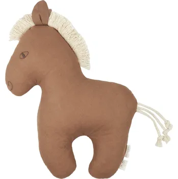 Polštář Nobodinoz Lin français polštář Horse 32 x 45 cm