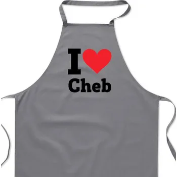 Kuchyňská zástěra Zástěra šedá - Cheb