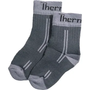 Dívčí oblečení Dětské thermo ponožky šedé, Velikost: 17 - 18 (25 - 27), Barva: Šedá