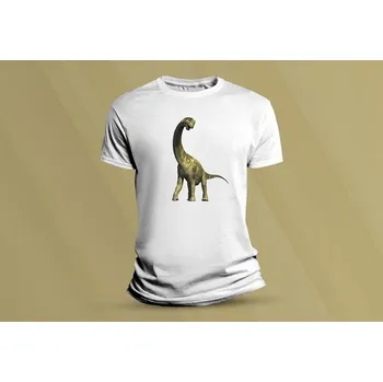 Dětské bavlněné tričko Dinosaorus. Bílá velikost 152 (12-13 let)