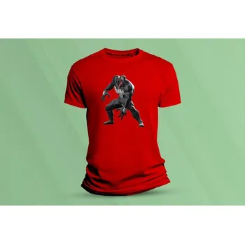 Dětské bavlněné tričko Venom. Červená velikost 140 (9-11 let)