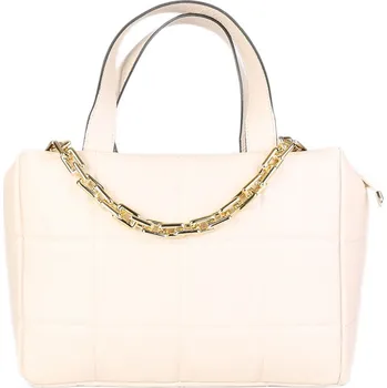 Kabelka ITALSKÉ Dámské béžové kožené kabelky na rameno Olivinka