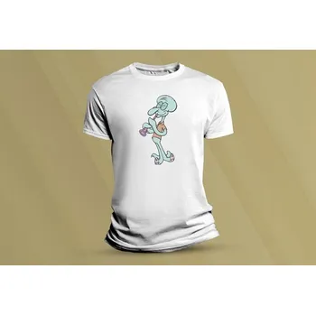 Dětské bavlněné tričko Sépiák. Bílá velikost 128 (7-8 let)