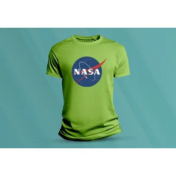 Dětské bavlněné tričko Nasa 2. velikost S Lime