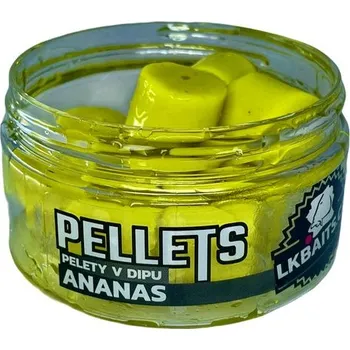 LK Baits Pelety v dipu Ananas 60g - 17mm