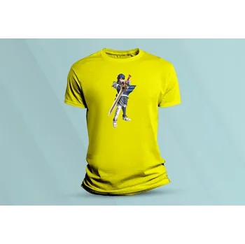 Dětská móda Dětské bavlněné tričko Chrom - Fire Emblem. Žlutá velikost 152 (12-13 let)