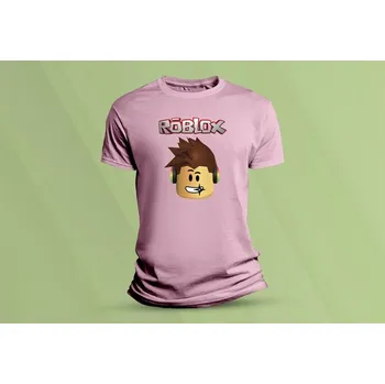 Chlapecké oblečení Dětské bavlněné tričko Roblox. Růžová velikost 128